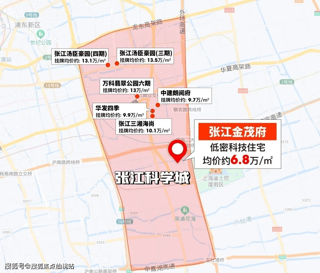 毛坯103套 约93-217㎡洋房别墅 欢迎线上预约！浦东张江【张江金茂府】 超低密+金牌物业 精装修别墅(图12)