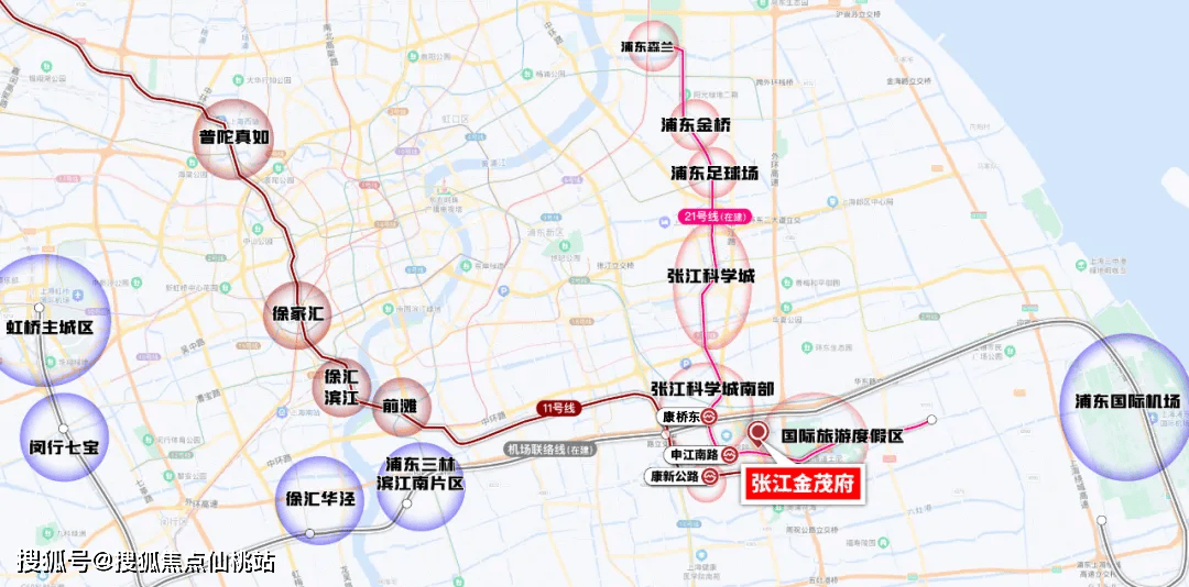 毛坯103套 约93-217㎡洋房别墅 欢迎线上预约！浦东张江【张江金茂府】 超低密+金牌物业 精装修别墅(图13)